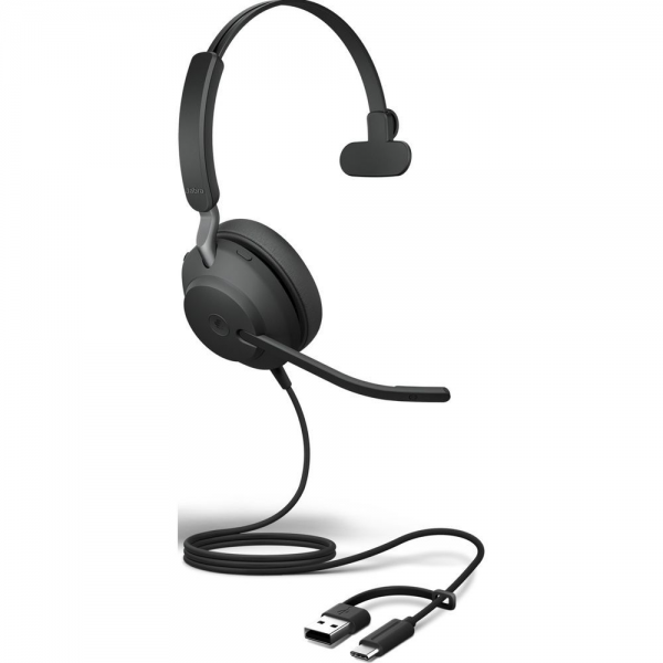 Гарнитура Jabra Evolve2 40 SE, USB C/A, MS Mono