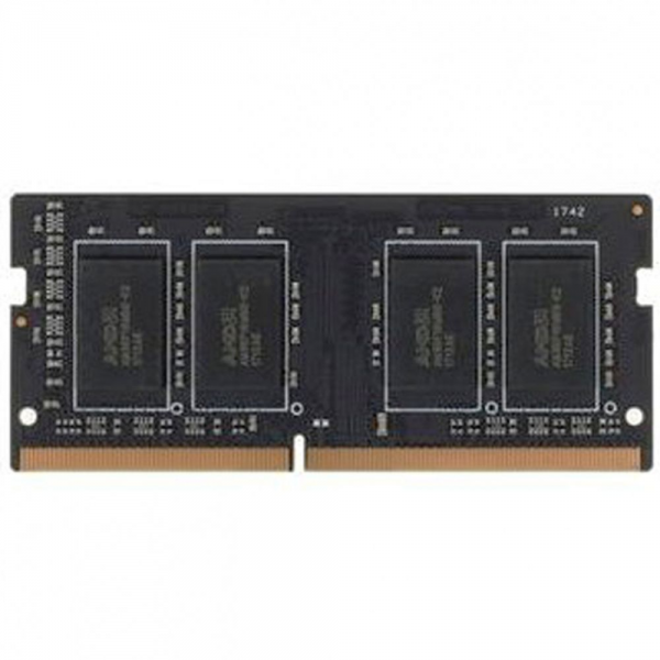 Модуль памяти AMD Radeon 4GB DDR3 1600 SO DIMM R5 Entertainment Series Black R534G1601S1S-UO Non-ECC, CL11, R534G1601S1S-UO 1.5V, Bulk (180374)