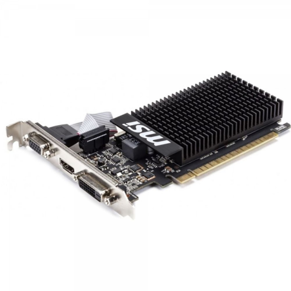 Видеокарта MSI GT710 2GB GDDR3 64bit VGA DVI HDMI PASSIVE LP RTL {20} (448233)
