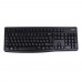 Клавиатура Logitech K120 for Business |920-002522| черная, офисная, 104 клавиши, защита от воды, USB 1,5м, brown box, (021419)