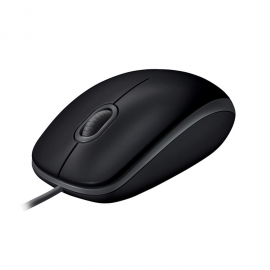 Мышь Logitech B100 Black |910-003357| черная, оптическая 800dpi, USB, 1.8м, {10}, (041271)