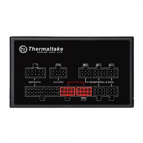 Блок питания Thermaltake Smart Pro RGB 750 SPR-750AH3FSB-R (PS-SPR-0750FPCBEU-R) 750W, 80 Plus Bronze, полностью модульный