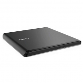 Привод DVD±RW USB LiteON LiteON DVD±RW DL External Slim ODD ES1-01 (DN-8A6NH-L01-B) USB 2.0, DVD±R 8x, DVD±RW 8/6x, DVD±R DL ES1-01 (DN-8A6NH-L01-B) 6x, DVD-RAM 5x, CD-RW 24x, CD-R 24x, DVD-ROM 8x, CD 24x, M-DISC, Link2TV, Black, Retail {30} (019996) (ES1