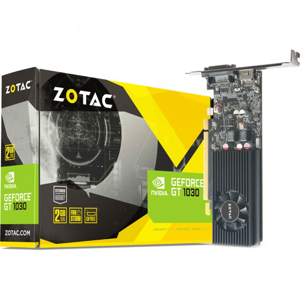 Видеокарта Zotac GT1030 2GB GDDR5 64bit DVI HDMI 1FAN LP RTL
