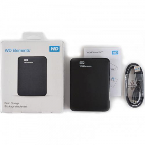 Жесткий диск внешний Western Digital Elements Portable WDBUZG0010BBK-WESN (Black) 1TB 2,5" USB 3.0 External /