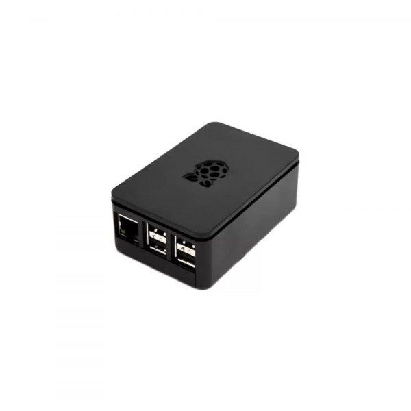 Корпус ACD RA179 Black ABS Plastic case with Logo for Raspberry Pi 3 B/B+, совместим с креплением VESA Mount (RASP1793)(ASM-1900036-22)(аналог 167-7046)