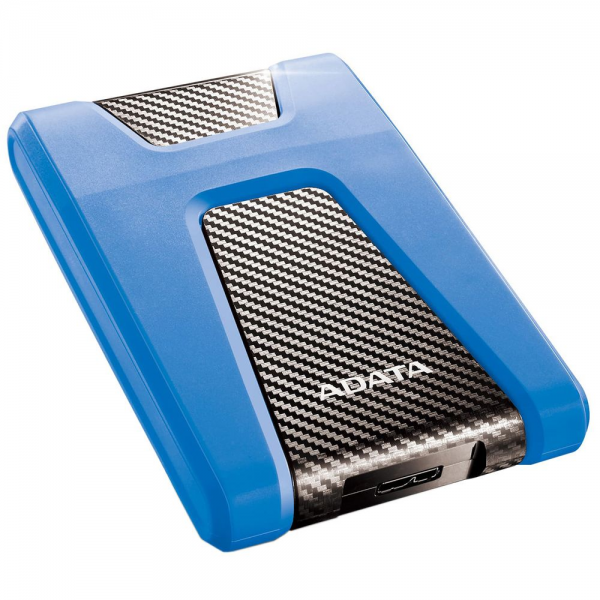 Жесткий диск внешний ADATA HD650 AHD650-2TU31-CBL 2TB 2.5" USB 3.1, LED indicator, Blue, Retail (460462)