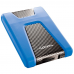 Жесткий диск внешний ADATA HD650 AHD650-2TU31-CBL 2TB 2.5" USB 3.1, LED indicator, Blue, Retail (460462)