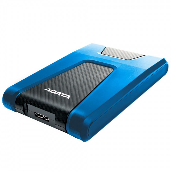 Жесткий диск внешний ADATA HD650 AHD650-2TU31-CBL 2TB 2.5" USB 3.1, LED indicator, Blue, Retail (460462)