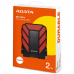 Жесткий диск внешний ADATA HD710 Pro AHD710P-2TU31-CRD 2TB 2.5" USB 3.1, IP68, Shock Sensor, Red, Retail