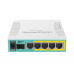 Маршрутизатор MIKROTIK RB960PGS hEX PoE Router hEX PoE 5x Gigabit LAN (four with PoE out), USB, plastic case and PSU {20}, (003294)