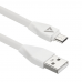 Кабели USB ACD-Life MicroUSB ; USB-A TPE, 1м, белый (ACD-U920-M1W)