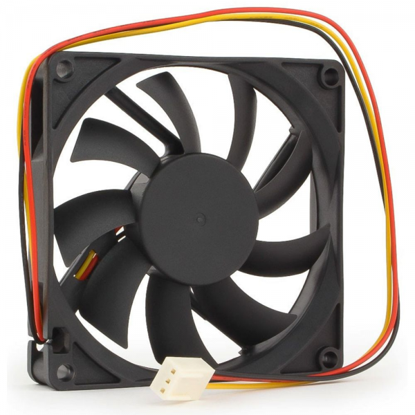 Вентилятор в корпус Gembird D8015ВM-3, 80x80x15 подшипник, 3 pin, провод 30 см , OEM {100}