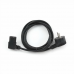 Кабель питания Cablexpert PC-186A-VDE, 1.8м, Schuko- C13, VDE, 10А, Сечение провода: 0,75 мм2, черный, угловой разъем, с заземлением, пакет {100}