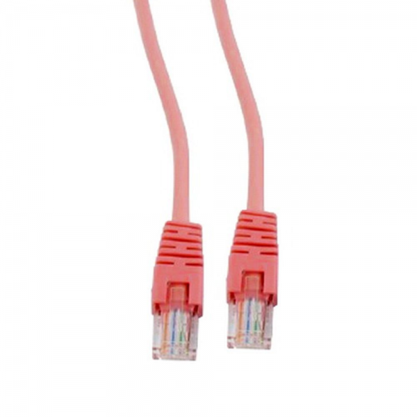 Патч-корд UTP Cablexpert PP12-0.5M/R кат.5e, 0.5м, литой, многожильный (красный) (038546)