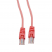Патч-корд UTP Cablexpert PP12-0.5M/R кат.5e, 0.5м, литой, многожильный (красный) (038546)