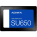 Твердотельный накопитель SSD ADATA SU650 ASU650SS-240GT-R 240GB 2.5" Client SATA 6Gb/s, 520/450, IOPS 40/75K, MTBF 2M, 3D NAND, DRAM less, 140TBW, 0,53DWPD, RTL (461162)