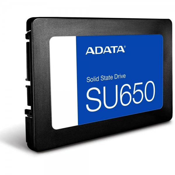 Твердотельный накопитель SSD ADATA SU650 ASU650SS-240GT-R 240GB 2.5" Client SATA 6Gb/s, 520/450, IOPS 40/75K, MTBF 2M, 3D NAND, DRAM less, 140TBW, 0,53DWPD, RTL (461162)