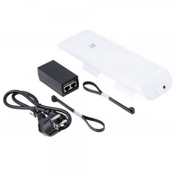 Точка доступа Wi-Fi Ubiquiti NanoStation M5 (NSM5) Ubiquiti точка доступа всепогодная Wi-Fi/TDMA AP/CPE. 802.11n, 5 ГГц, антенна |NSM5| 16 дБ (022548) {20}