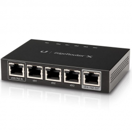 Маршрутизатор Ubiquiti EdgeRouter X (ER-X) Ubiquiti маршрутизатор 2 ядра (880 МГц), 5x 1G RJ45, раздача PoE |ER-X| (022197)(021640)