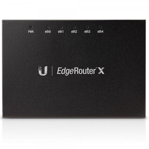 Маршрутизатор Ubiquiti EdgeRouter X (ER-X) Ubiquiti маршрутизатор 2 ядра (880 МГц), 5x 1G RJ45, раздача PoE |ER-X| (022197)(021640)