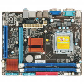 Материнская плата Esonic G41CRL3, Socket 775, Intel®G41+ICH7, 2xDDR2-800, D-SUB, 1xPCI-Ex16, 1xPCI, 4xSATA2, 1xIDE, 6 Ch Audio, GLan, (6+2)xUSB2.0, COM, mATX, RTL {20}