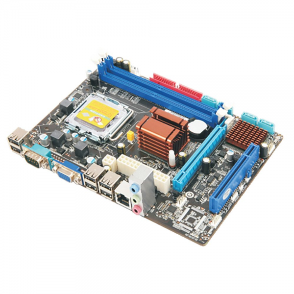 Материнская плата Esonic G41CRL3, Socket 775, Intel®G41+ICH7, 2xDDR2-800, D-SUB, 1xPCI-Ex16, 1xPCI, 4xSATA2, 1xIDE, 6 Ch Audio, GLan, (6+2)xUSB2.0, COM, mATX, RTL {20}
