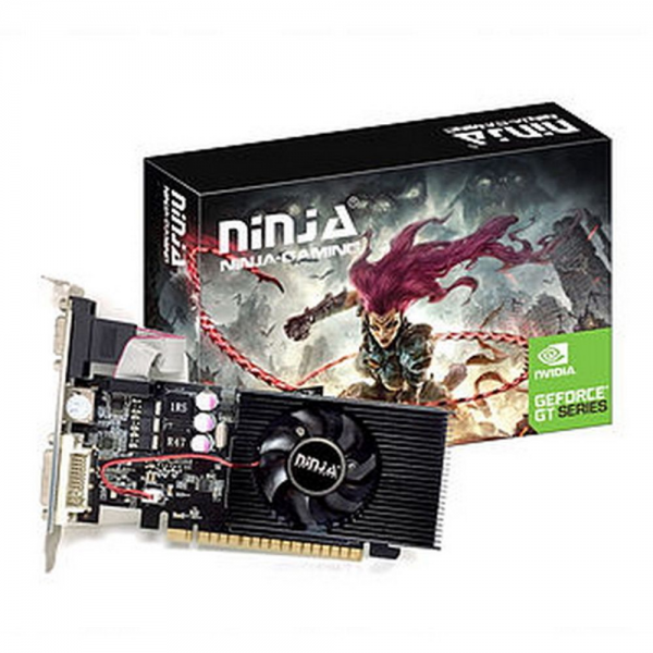 Видеокарта Ninja (Sinotex) Ninja GT710 PCIE (192SP) 2GB 64BIT DDR3 DVI HDMI D-SUB (NK71NP023F) RTL {50}