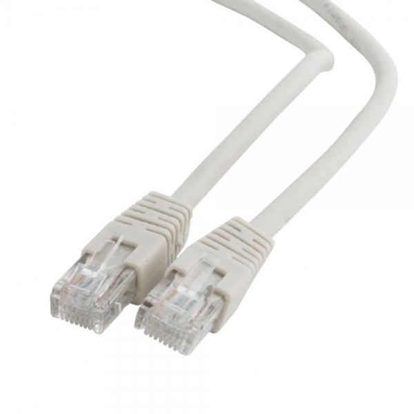 Кабель Cablexpert Патч-корд UTP PP6U-1M, кат.6, 1м, литой, многожильный (серый) (088121)