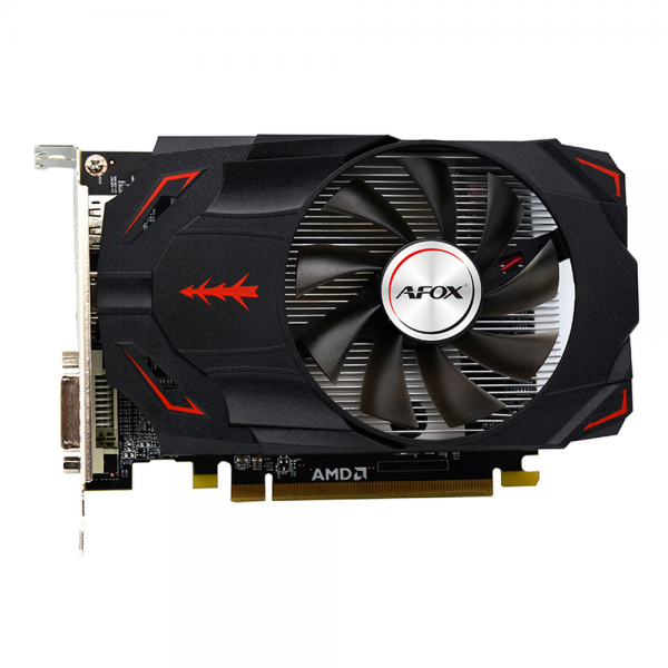 Видеокарта Afox RX550 4GB GDDR5 128bit DVI DP HDMI 1FAN RTL