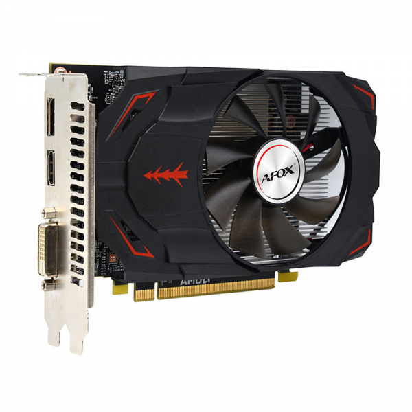 Видеокарта Afox RX550 4GB GDDR5 128bit DVI DP HDMI 1FAN RTL