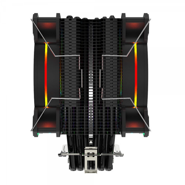 Вентилятор ALSEYE H120D Universal, TDP 200W, Heat Pipe:6mm*6pcs, 800;2000RPM, 11.6-35.3dB(A), RGB, RTL {18} (872339)/(874043)