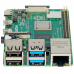 Одноплатный компьютер Raspberry Pi 4 Model B (RA545) Retail, 4GB RAM, Broadcom BCM2711 Quad core Cortex-A72 (ARM v8) 64-bit SoC @ 1.5GHz CPU, WiFi, Bluetooth, 40-pin GPIO, 2x USB 3.0, 2xUSB 2.0,2x micro-HDMI,USB-C 5V Power разъем (RASP4448) (931182)