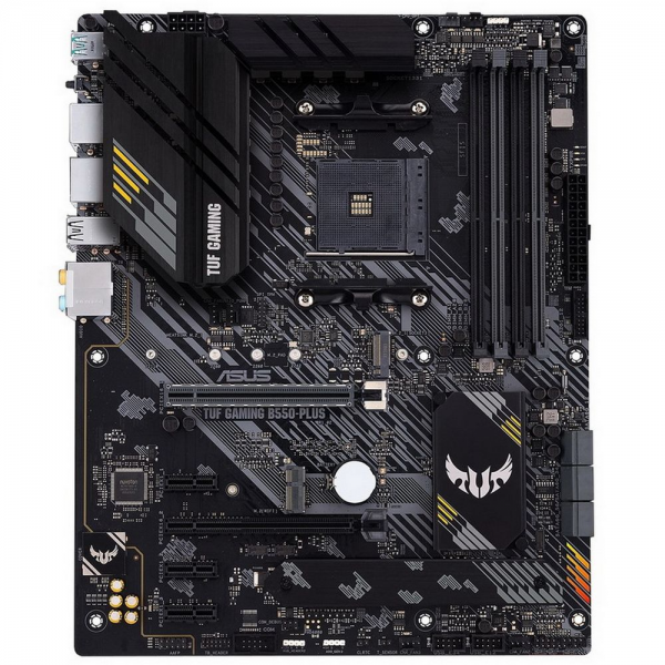 Материнская плата ASUS TUF GAMING B550-PLUS AM4 ATX 4хDDR4 2хPCIEx16 3хPCIEx1 2xM.2 USB-C DP HDMI 2.5GLAN {5} (749435)