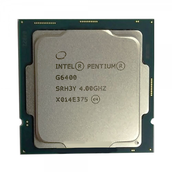 Центральный Процессор Intel Pentium G6400 OEM (Comet Lake, 14nm, C2/T4, Base 4,00GHz, UHD 610, L3 4Mb, TDP 58W, S1200) (168147) OEM