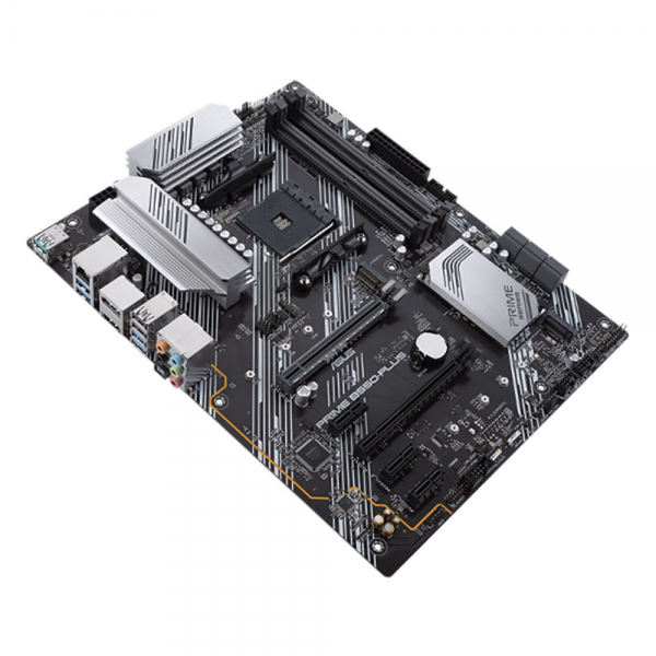 Материнская плата ASUS PRIME B550-PLUS AM4 ATX 4xDDR4 2хPCIEx16 3хPCIEx1 2xM.2 USB-C DP HDMI GLAN RTL{10} (782340)