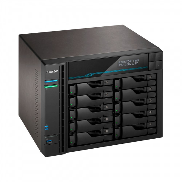 Платформа СХД ASUSTOR AS6510T 10 Bay (Max.18) 2xM.2 2x2.5GLAN 2x10GLAN 8GB (Max.64GB) DDR4 2xUSB {1} (831227)