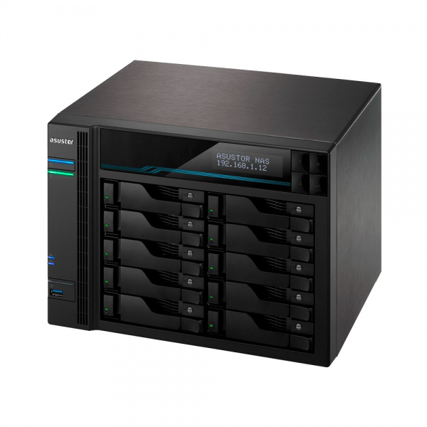 Платформа СХД ASUSTOR AS6510T 10 Bay (Max.18) 2xM.2 2x2.5GLAN 2x10GLAN 8GB (Max.64GB) DDR4 2xUSB {1} (831227)
