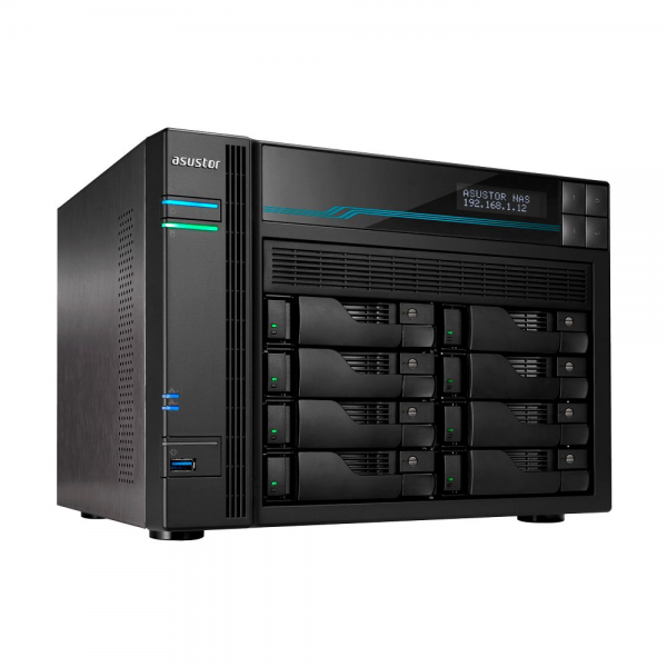 Платформа СХД ASUSTOR AS6508T 8 Bay (Max.16) 2xM.2 2x2.5GLAN 2x10GLAN 8GB (Max.64GB) DDR4 2xUSB (831210)