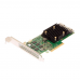 HBA-адаптер Broadcom SAS 9500-16i SGL (05-50077-02 / 03-50077-02002) PCIe v4 x8 LP, Tri-Mode SAS/SATA/NVMe 12G HBA, 16port(2*int SFF8654), 3816 IOC, RTL {5} (007493)