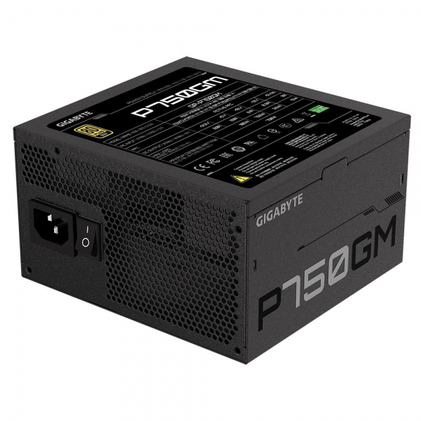 Блок питания Gigabyte P750GM GP-P750GM 750W, 80Plus, Gold, Полностью модульный, RTL {5} (551759)