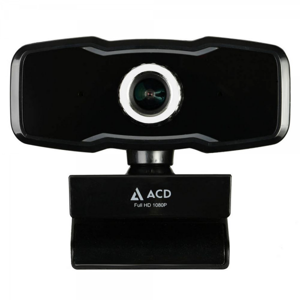Веб-камера ACD-Vision UC500 CMOS 2МПикс, 1920x1080p, 30к/с, микрофон встр., кабель USB 2.0 1.5м, универс. крепление, черный корп. RTL {60} (551783)