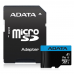 Карта памяти ADATA microSDHC 32GB ADATA Premier Memory Card AUSDH32GUICL10A1-RA1 UHS-I Class 10/V10 A1, 100/20 MB/s, AUSDH32GUICL10A1-RA1 Adapter, -25°C + 85°C, RTL (461926)
