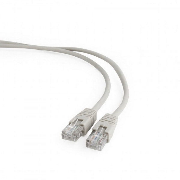 Патч-корд UTP Cablexpert PP12-2M кат.5e, 2м, литой, многожильный (серый)