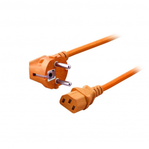 Шнур (кабель питания) ACD SUPER HEAVY DUTY 3*2,5 S22C13, (Schuko - C13), 10А, оранжевый, 2,0 м {50}