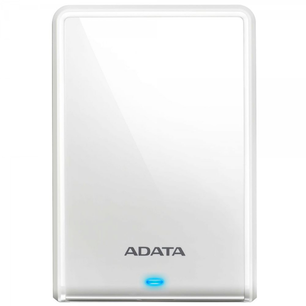 Жесткий диск внешний ADATA HV620 Slim AHV620S-2TU31-CWH 2ТВ 2.5" USB 3.1, 5400rpm, 11.5mm, White, RTL (463081)