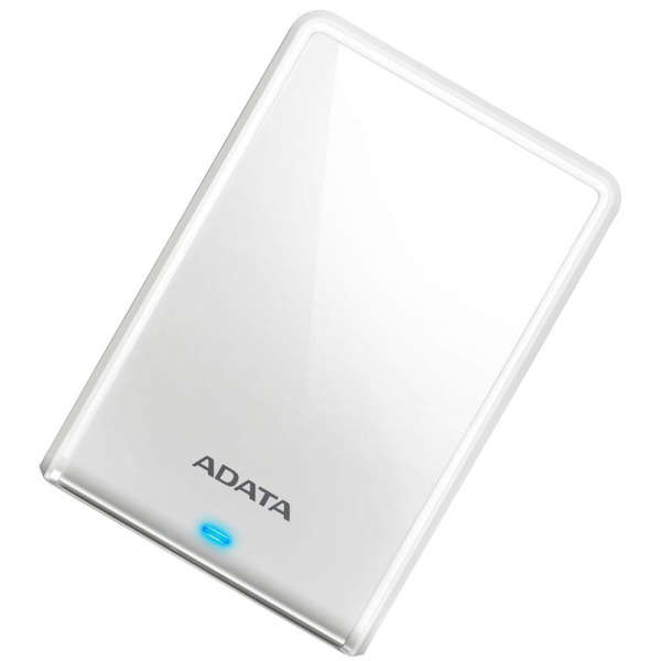 Жесткий диск внешний ADATA HV620 Slim AHV620S-2TU31-CWH 2ТВ 2.5" USB 3.1, 5400rpm, 11.5mm, White, RTL (463081)