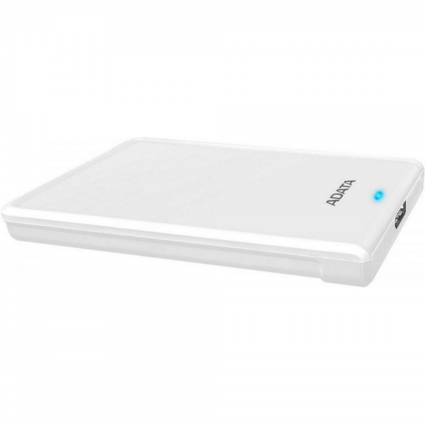 Жесткий диск внешний ADATA HV620 Slim AHV620S-2TU31-CWH 2ТВ 2.5" USB 3.1, 5400rpm, 11.5mm, White, RTL (463081)