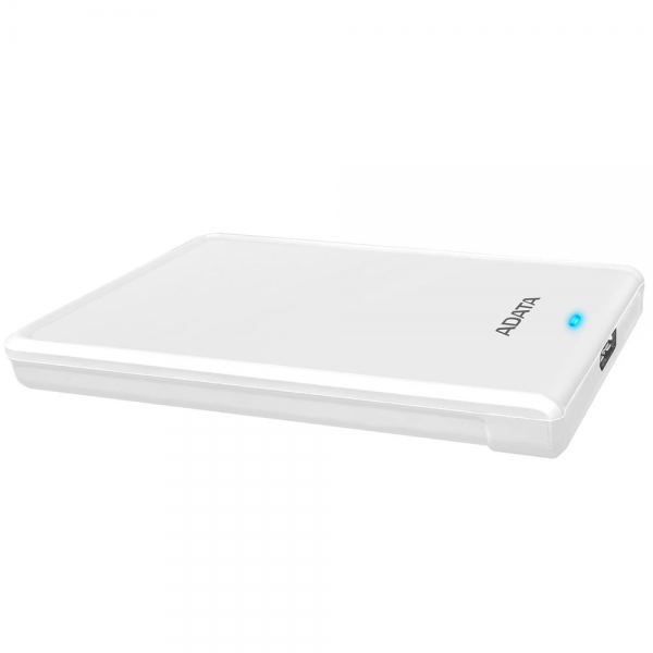 Жесткий диск внешний ADATA HV620 Slim AHV620S-2TU31-CWH 2ТВ 2.5" USB 3.1, 5400rpm, 11.5mm, White, RTL (463081)