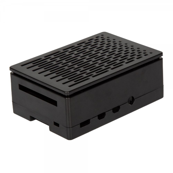 Корпус ACD RA509 Black ABS Case (Install 3010/3007 Fans or 3.5 Inch Touch Screen), совместим с креплением VESA Mount, for Raspberry PI 4B